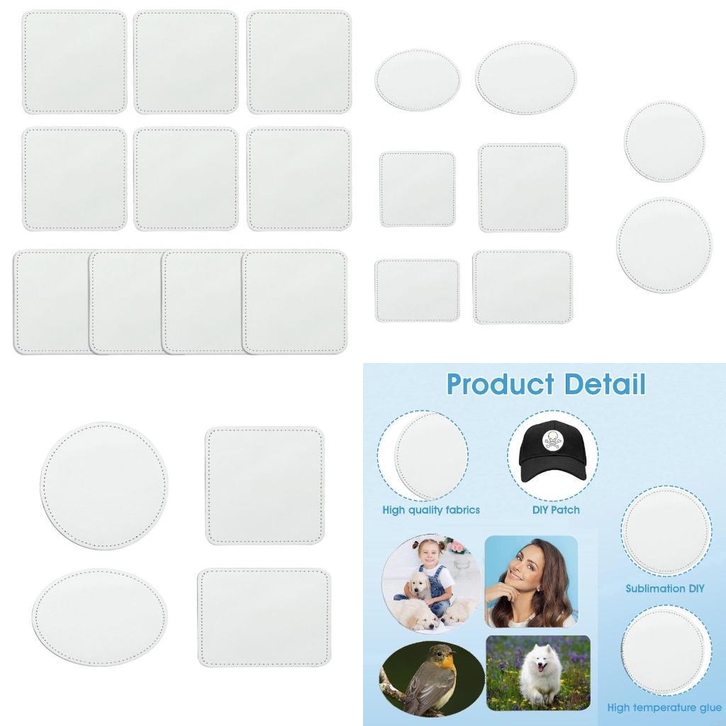 Hat Sublimation Blank - Q22B 10 Pcs Blank Leather Hat
