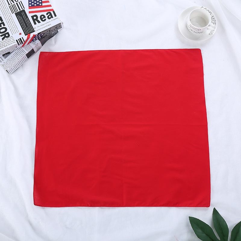 Headscarf Cotton Solid Color R - Bandana Blank White 评论和价格