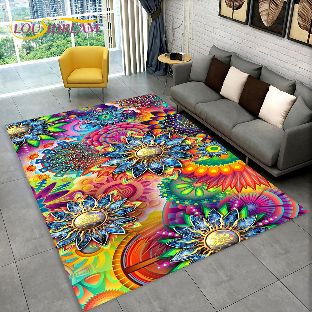 Bohemia Mandala Geometric Area - Door Mat Blank 评论和价格