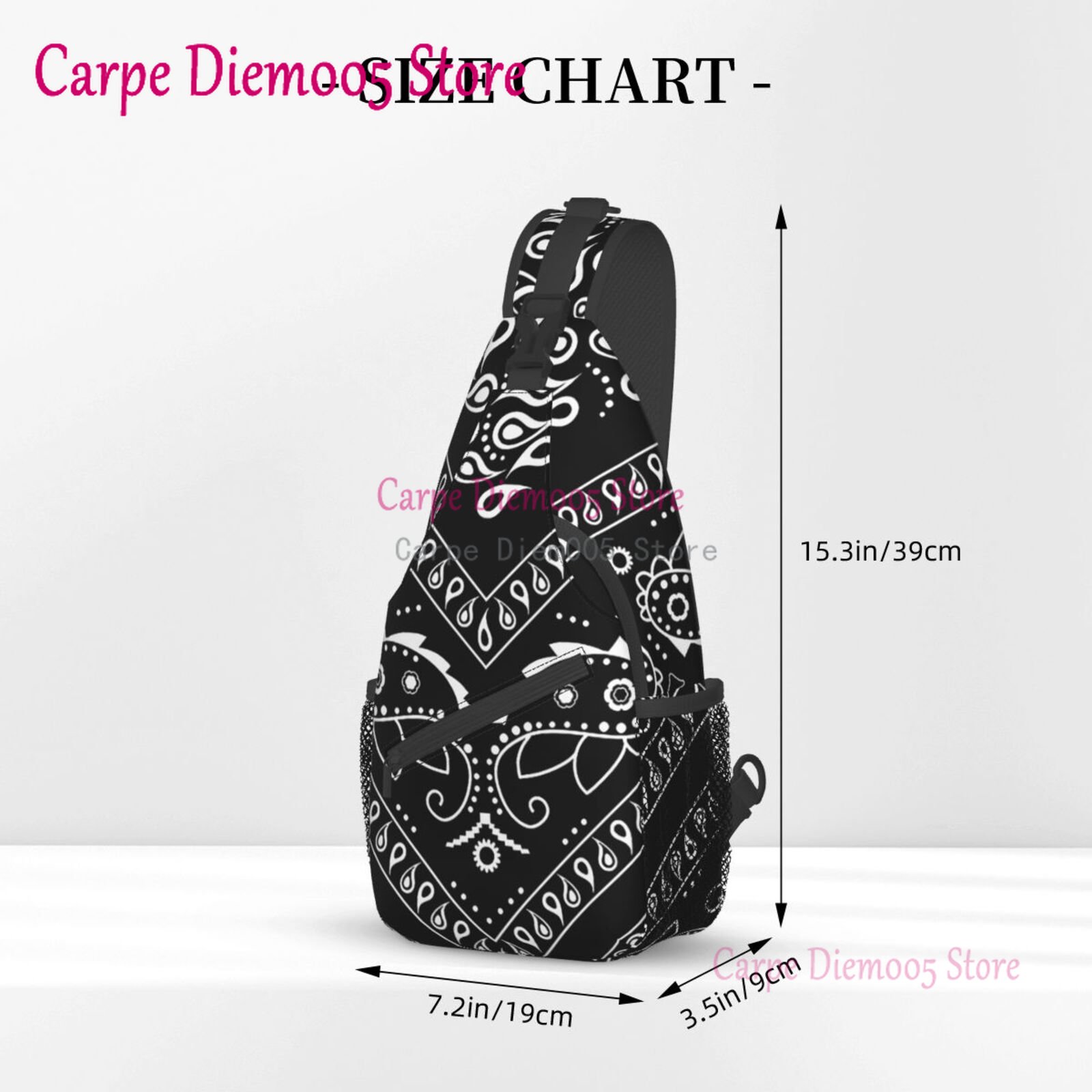 Black And White Paisley Chican - Bandana Blank White 评论和价格