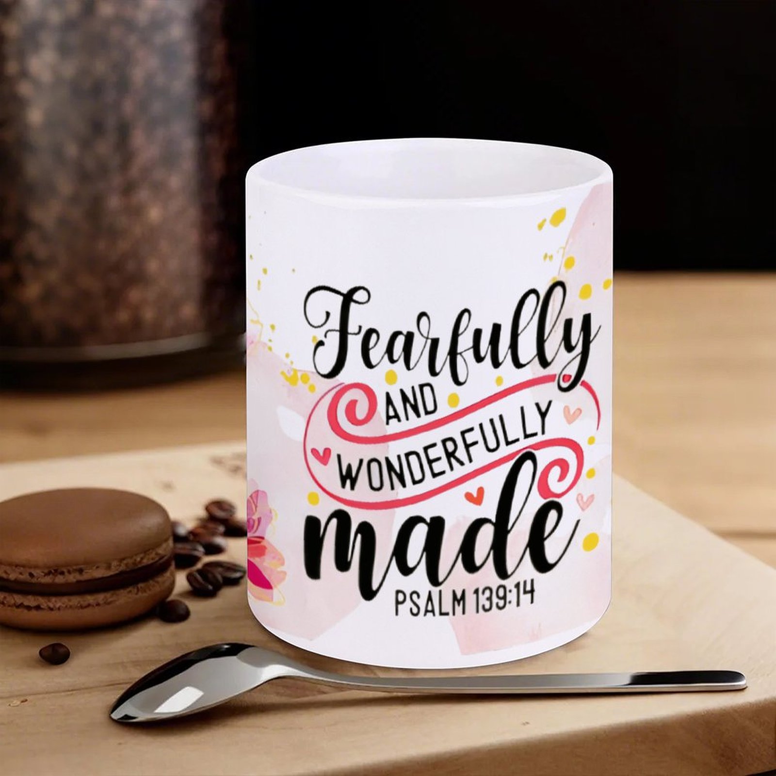 Fearfully And Wonderfully Made - Sublimation Mug White 评论和价格