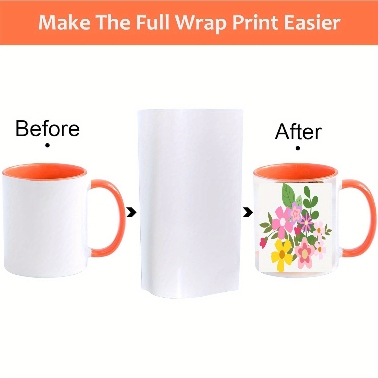 50/100pcs Sublimation Shrink F - Sublimation Mug White 评论和价格