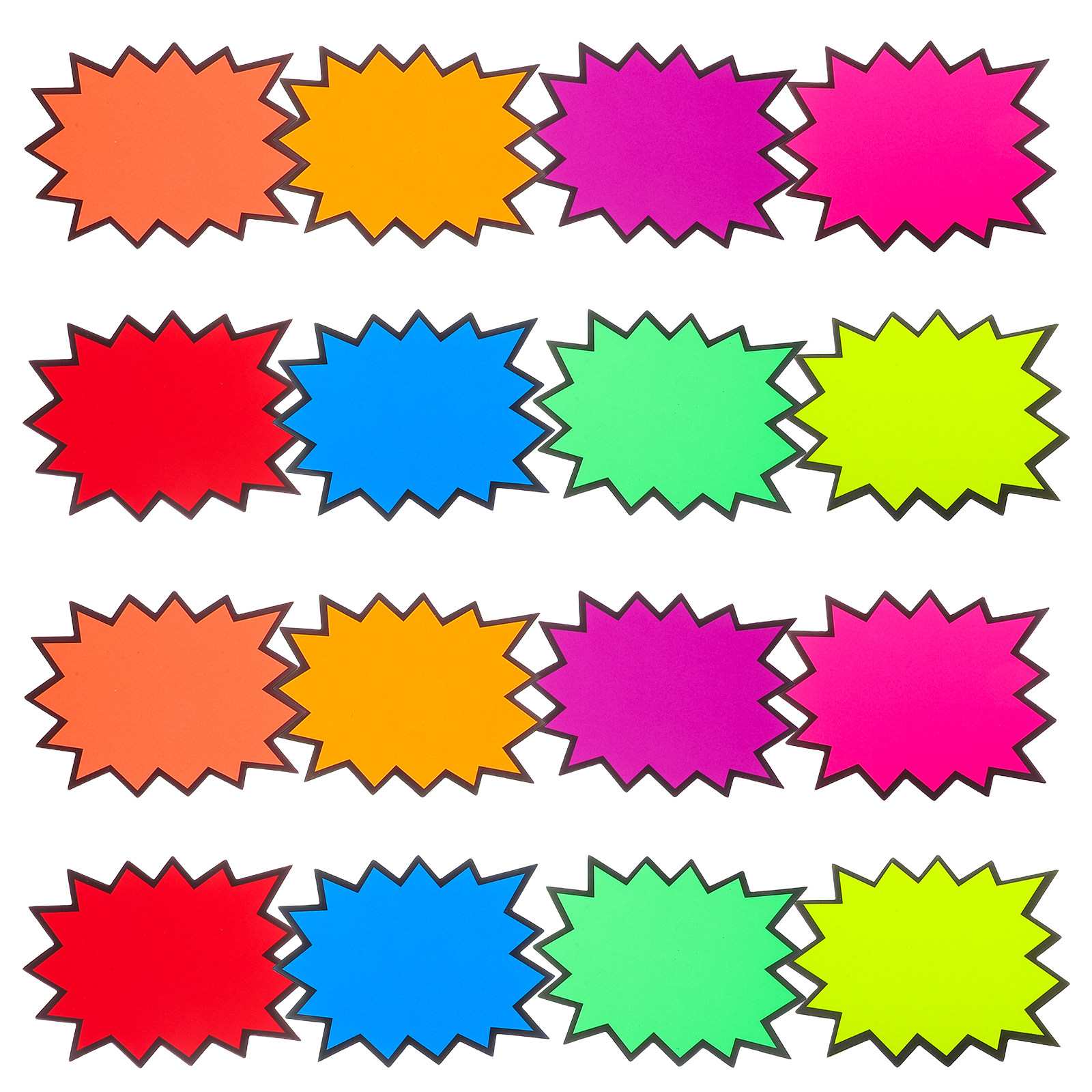 80Pcs Vibrant 8-Color Fluoresc - Yard Sign Blank 评论和价格