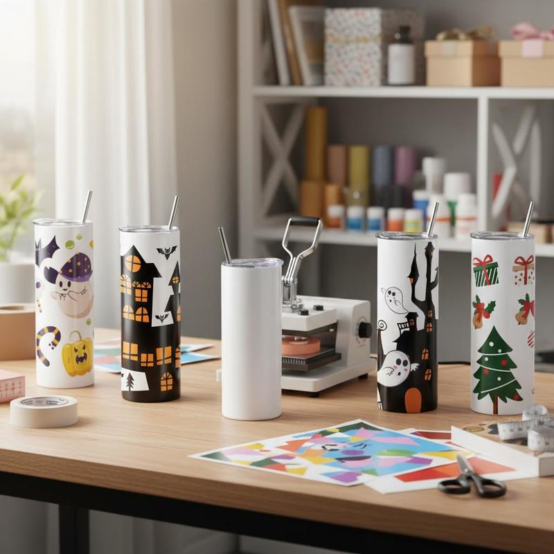 16 Pack Sublimation Insulated  - Tumbler 20Oz White 评论和价格