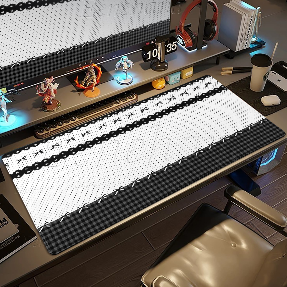 Mouse Pad Ins Large Gaming Bow - Mouse Pad Blank Sublimation 评论和价格