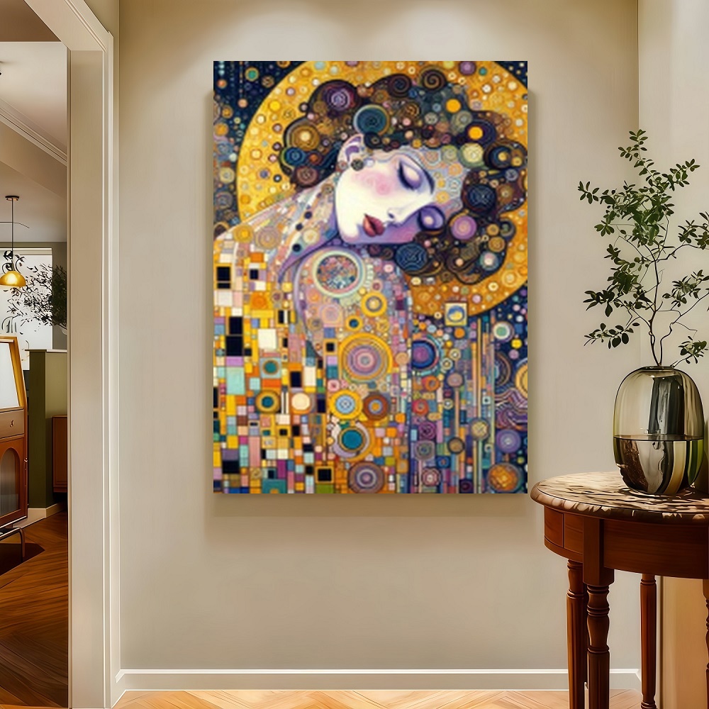 Framed S Gustav Klimt Inspired - Canvas Wrap Ready 评论和价格