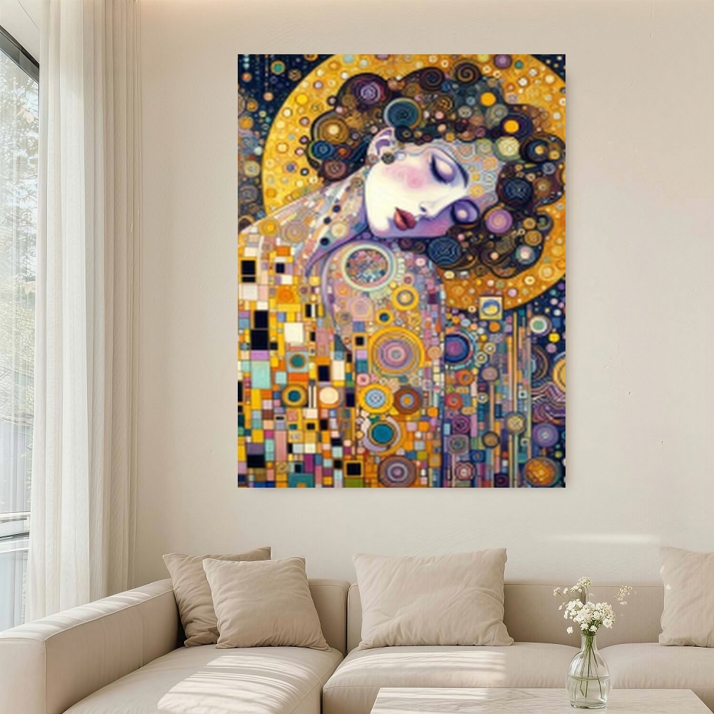 Framed S Gustav Klimt Inspired - Canvas Wrap Ready 评论和价格