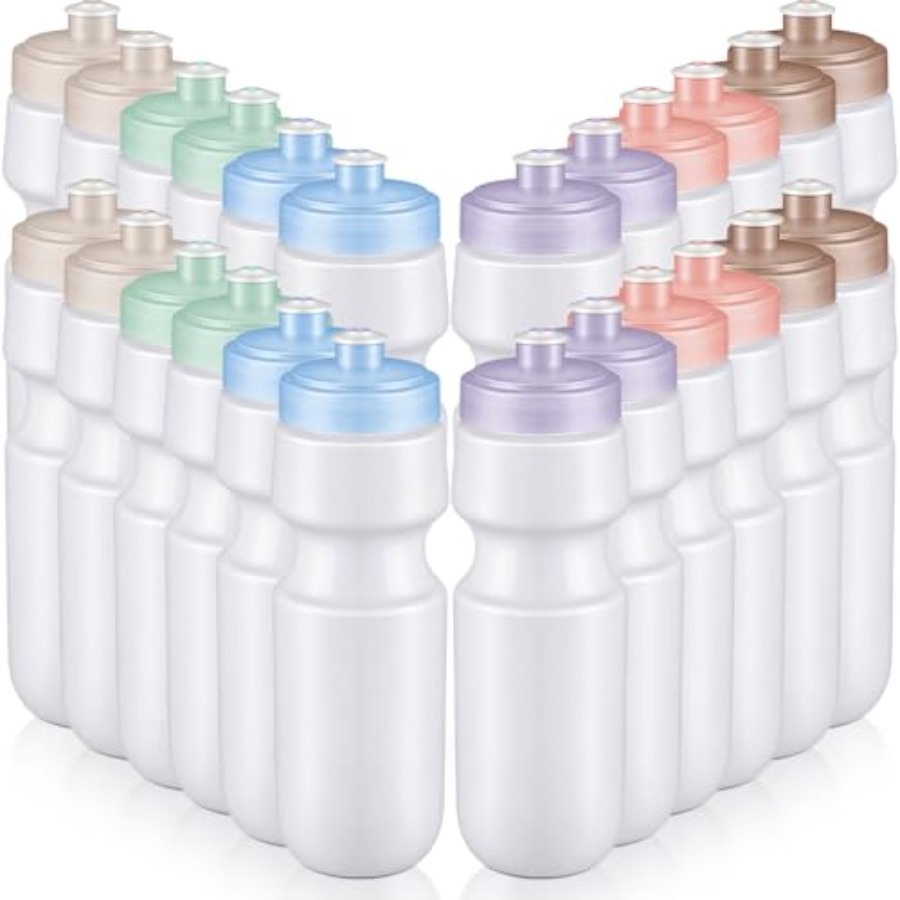 24 Pcs Sports Water Bottles Bu - Water Bottle Blank 评论和价格