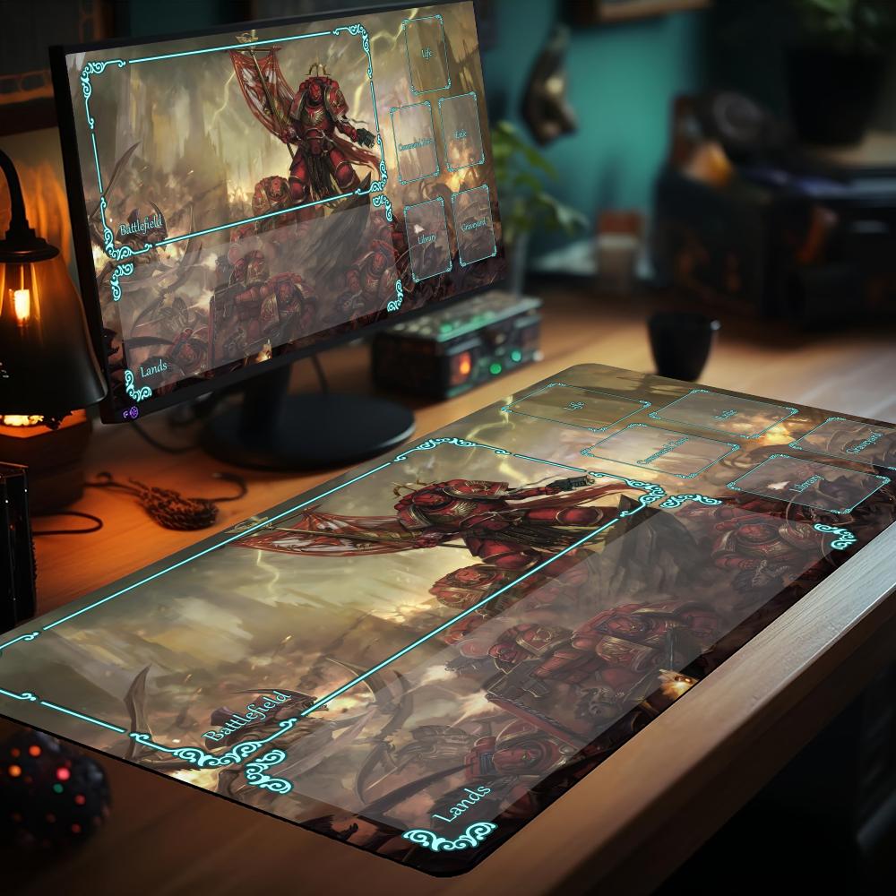 Magic Card Gaming Mat with zon - Door Mat Blank 评论和价格