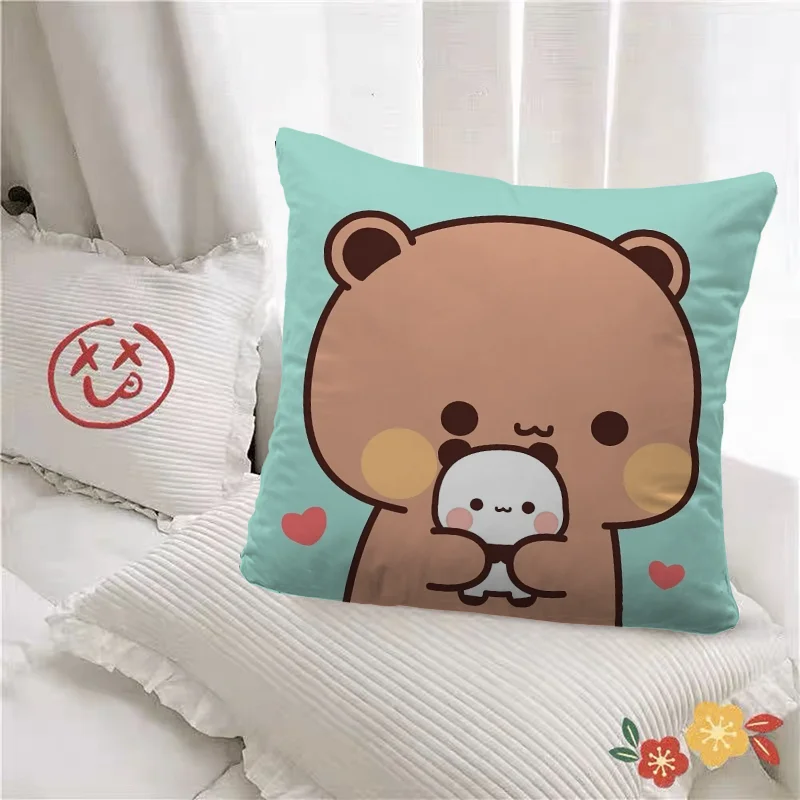 Anime Pillow Bubu Dudu Decorat - Pillow Cover Sublimation 评论和价格