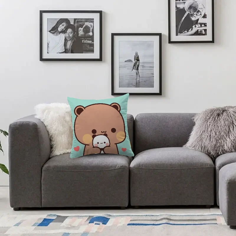 Anime Pillow Bubu Dudu Decorat - Pillow Cover Sublimation 评论和价格