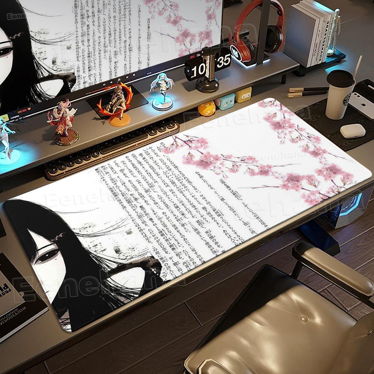 Black White Angel Mouse Pad La - Mouse Pad Blank Sublimation 评论和价格