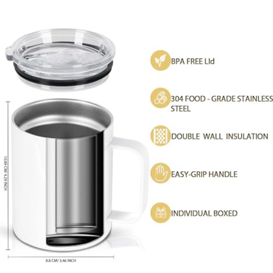 12 Oz Sublimation Coffee Mug B - Sublimation Mug White 评论和价格