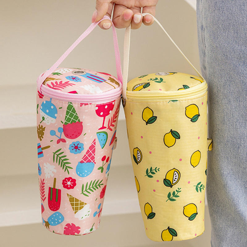 Portable Milk Tea Tote Bag Hea - Tote Bag Sublimation 评论和价格