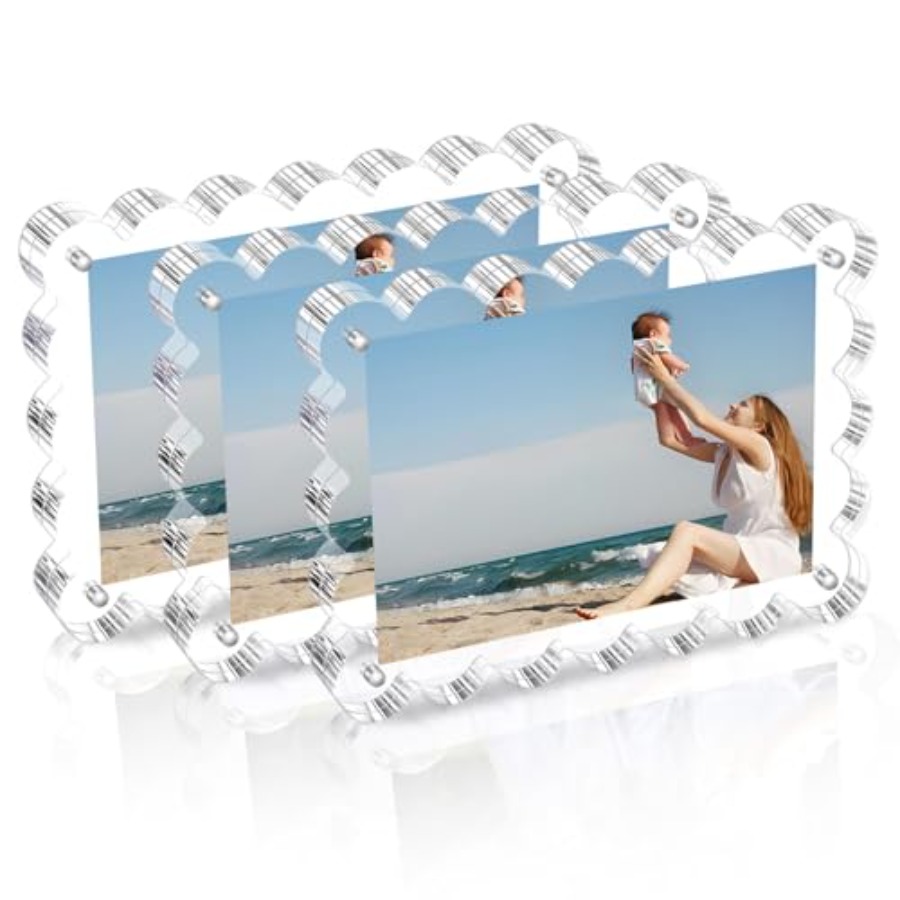3 Pack Acrylic Picture Frame.  - Photo Acrylic Block 评论和价格