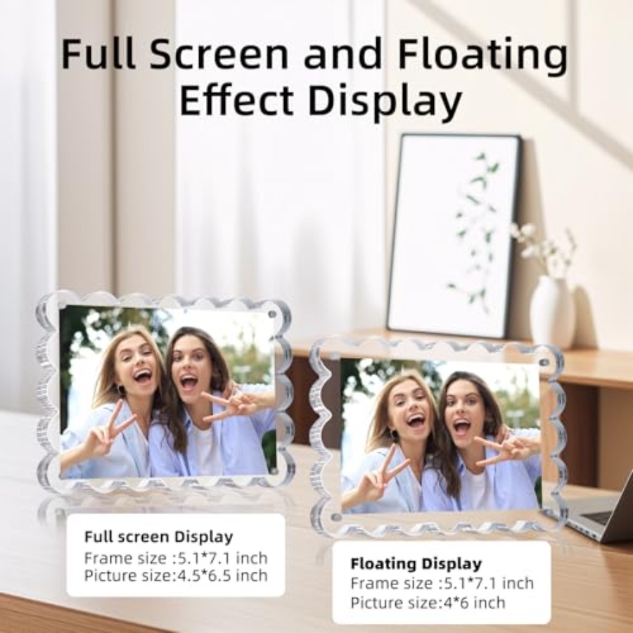 3 Pack Acrylic Picture Frame.  - Photo Acrylic Block 评论和价格