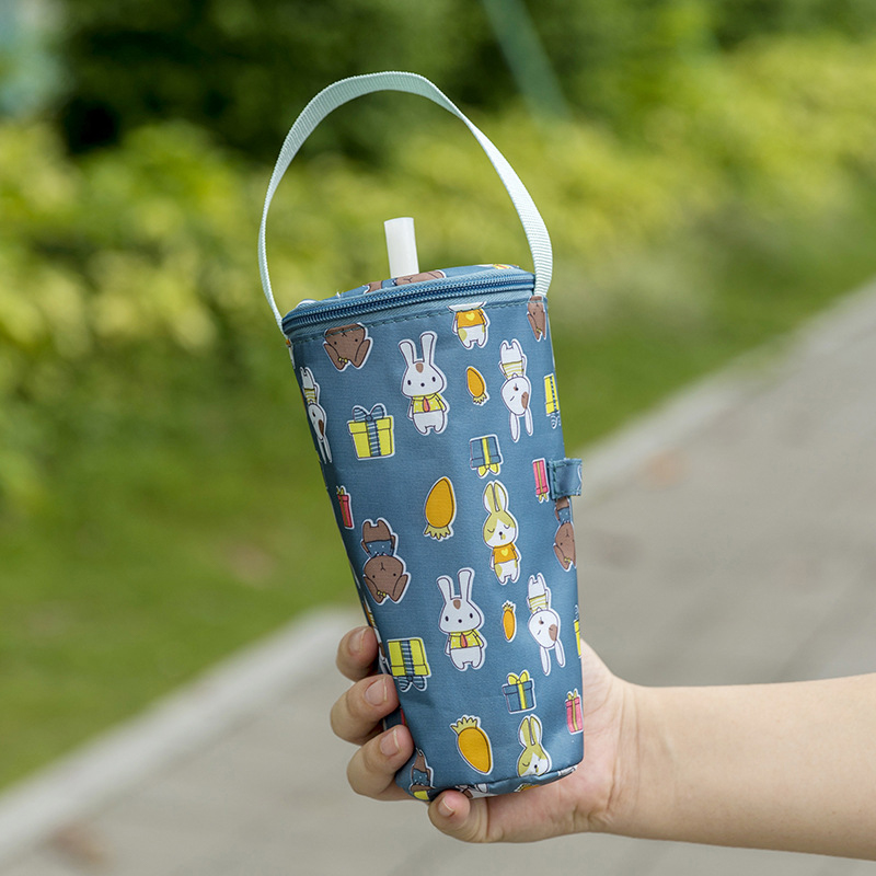 New Portable Milk Tea Tote Bag - Tote Bag Sublimation 评论和价格