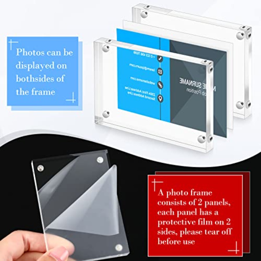 Acrylic Business Card Frame 2. - Photo Acrylic Block 评论和价格