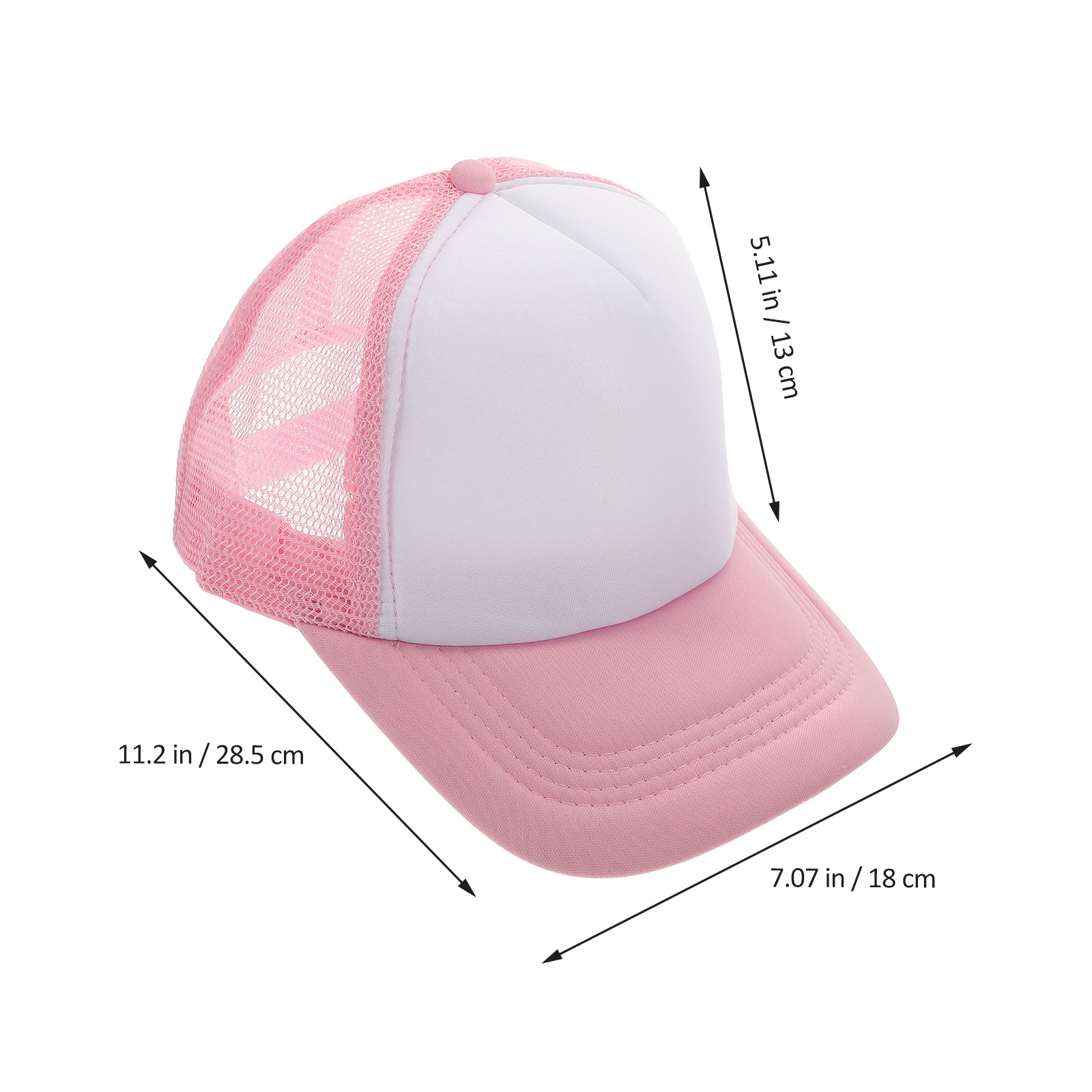 10Pcs Blank Mesh Baseball Caps - Hat Sublimation Blank 评论和价格
