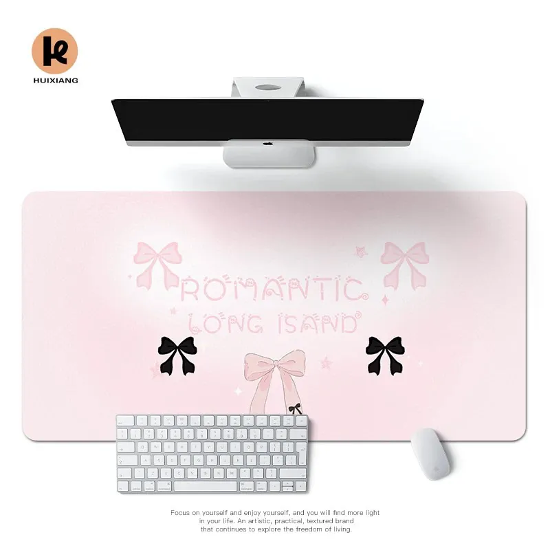 Simple Korean Bow Pu Leather M - Mouse Pad Blank Sublimation 评论和价格
