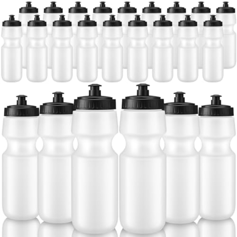 24 Pcs Sports Water Bottles Bu - Water Bottle Blank 评论和价格
