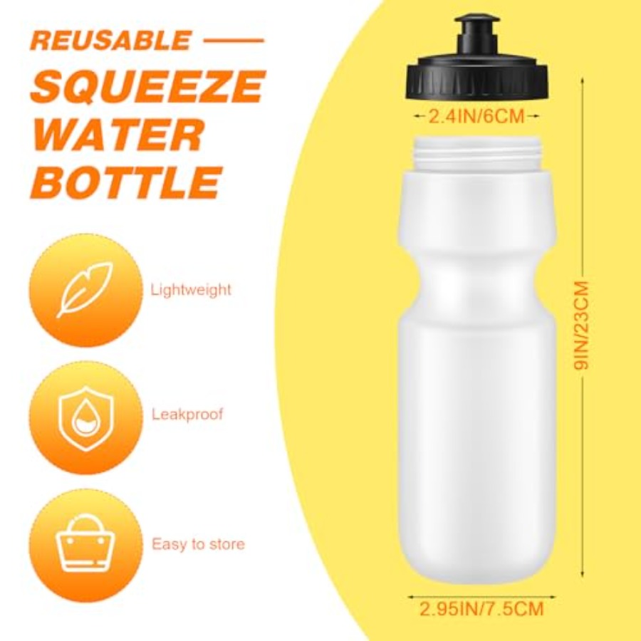 24 Pcs Sports Water Bottles Bu - Water Bottle Blank 评论和价格