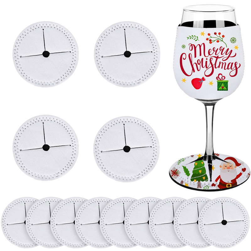 5/10Pcs Sublimation Wine Bottl - Coaster Sublimation Blank 评论和价格