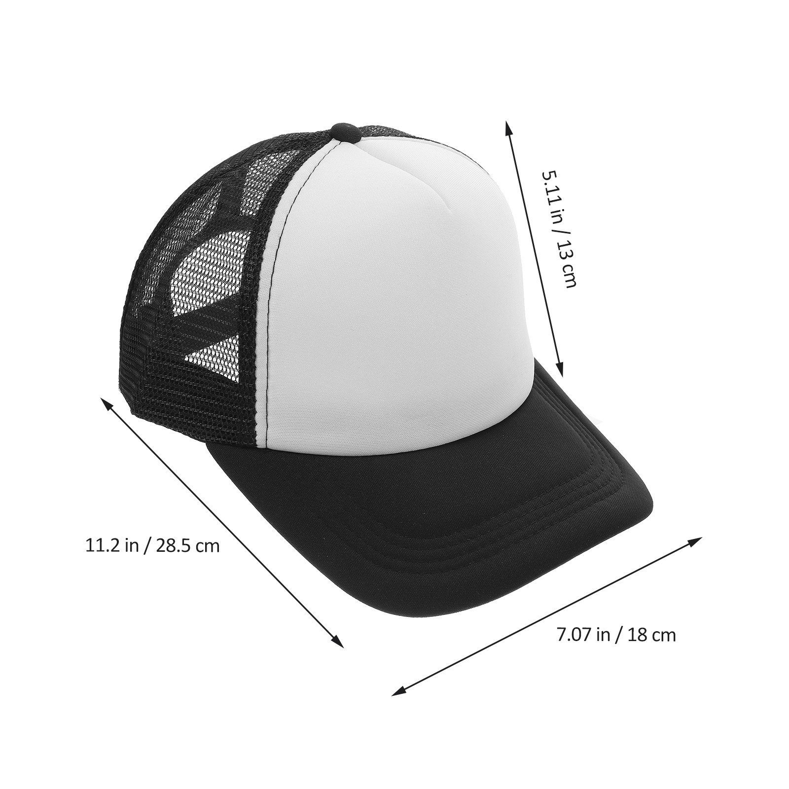 10Pcs Blank Baseball Cap Mesh  - Hat Sublimation Blank 评论和价格