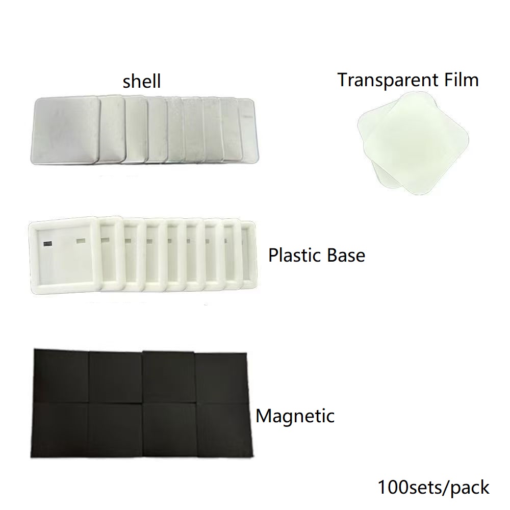 100pcs 50*50mm 2inch Square ma - Button Badge Blank 评论和价格